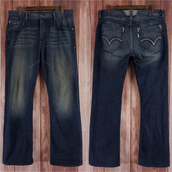 *READ* Levis Silvertab Mens Size 36X33 Bootcut Blue Denim Jeans Cotton - Picture 1 of 12